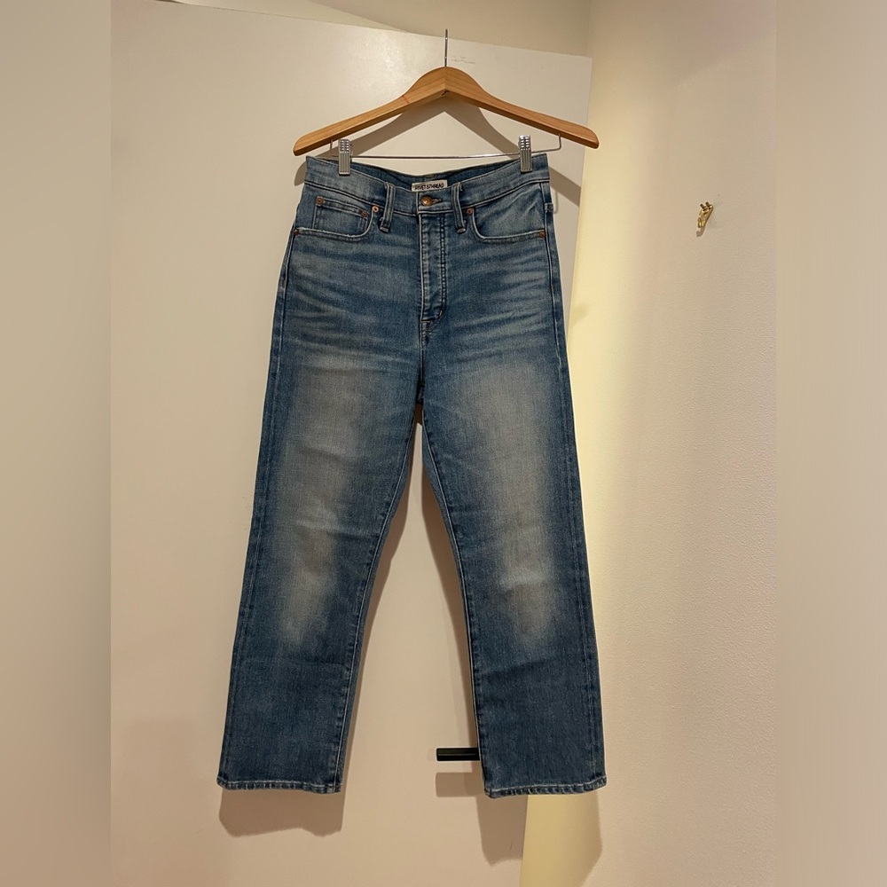 Rivet & Thread High Waist button fly crop jeans